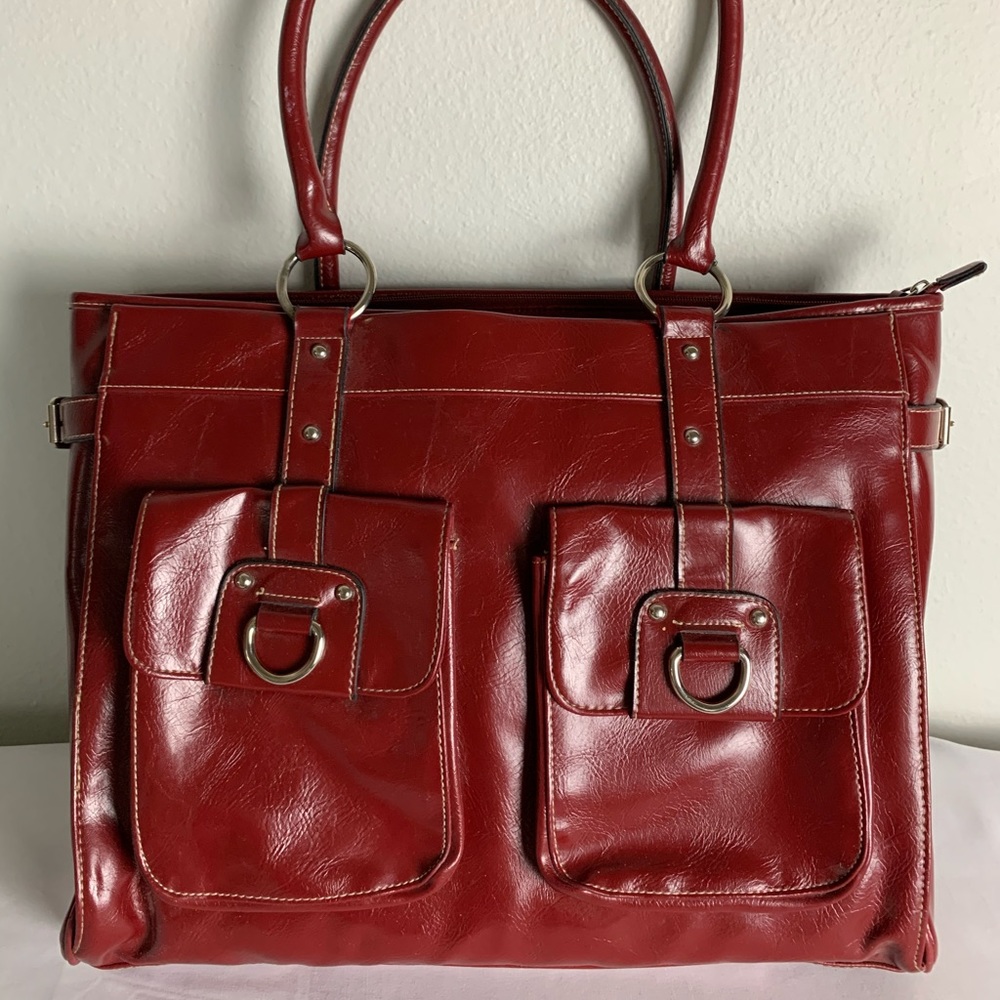 Laptop bag red